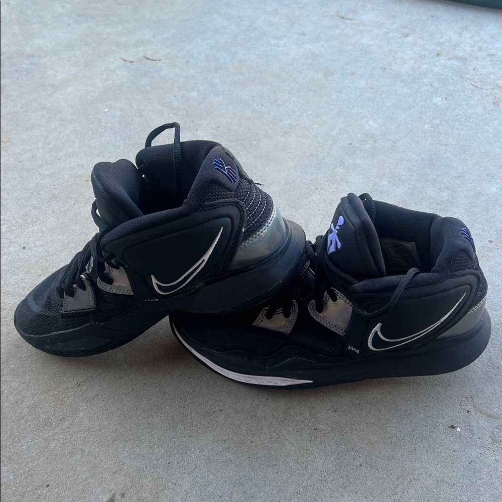 Nike Kyrie Infinity Sneakers Black with silver Highlights size 7 - Picture 5 of 12